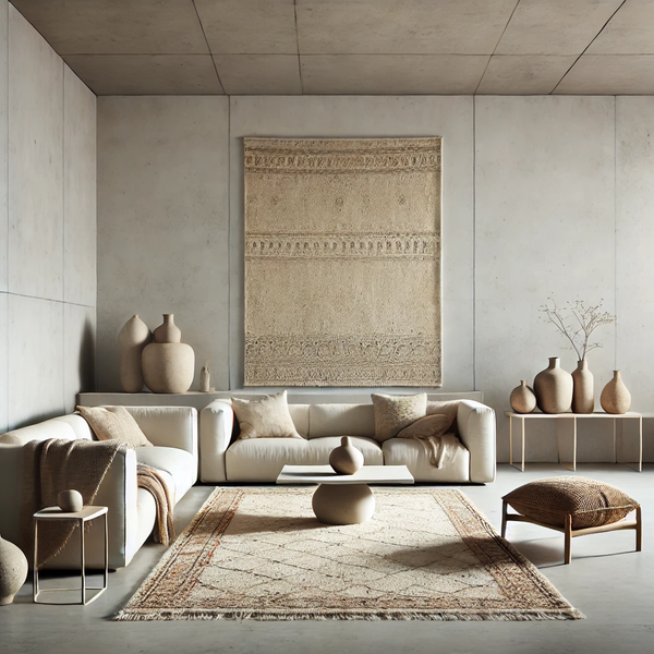 How to Style a Moroccan Rug in a Minimal, Modern Interior